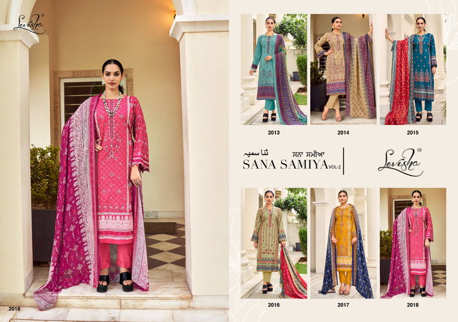 Sana Samiya Vol 2 By Levisha Printed Cambric Cotton Dress Material Wholesale Price In Surat
